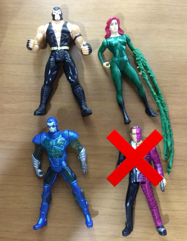 Bonecos Personagens Diversos DC Batman Street Fighter X Men - Foto 5