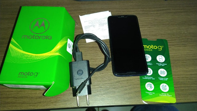 Motorola MotoG7 Power azul Navy - 64 GB e 4 GB Ram - Jataí/GO - Foto 5