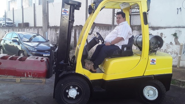 Empilhadeira Hyster H70FT 3,5t - não serve pra mdf - Foto 5