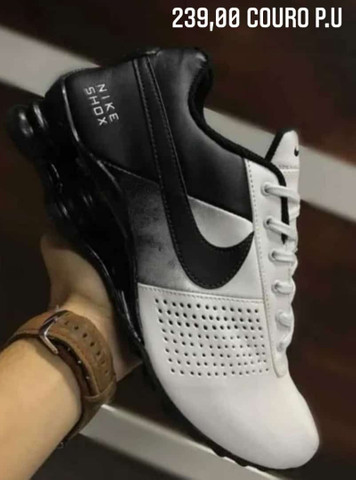 nike shox classic cinza