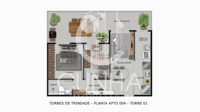 Apartamento para venda tem 46 metros quadrados com 2 quartos em Antares - Maceió - AL - Foto 7