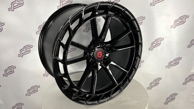 Rodas Gisa Wheels YA5641 P/ Porcshe 911/992 Preta 5x130 - 20x8,5 e 21x11,5 - Foto 3