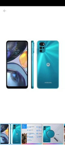 Smartphone Motorola Moto G22 128GB Azul 4G - Foto 2