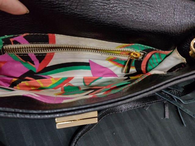 Bolsa de couro legítimo na couro mix - Foto 5