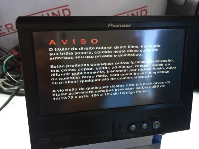 dvd radio pioneer avh-p5750dvd retrátil 6 polegadas c/ bluetooth interno instalado