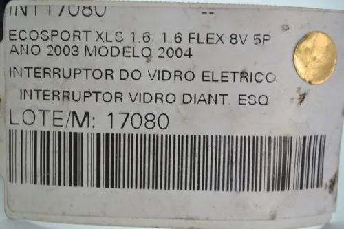 Botão Vidro Elétrico Ford Ecosport 2003 2004 Original - Foto 5