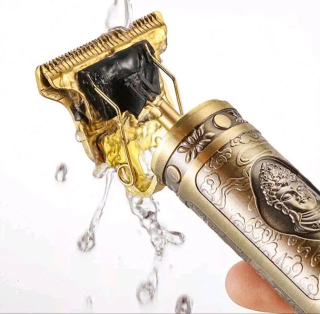 Máquina De Cortar Cabelo Para Barba  Designer Elétrico Profissional - Foto 3