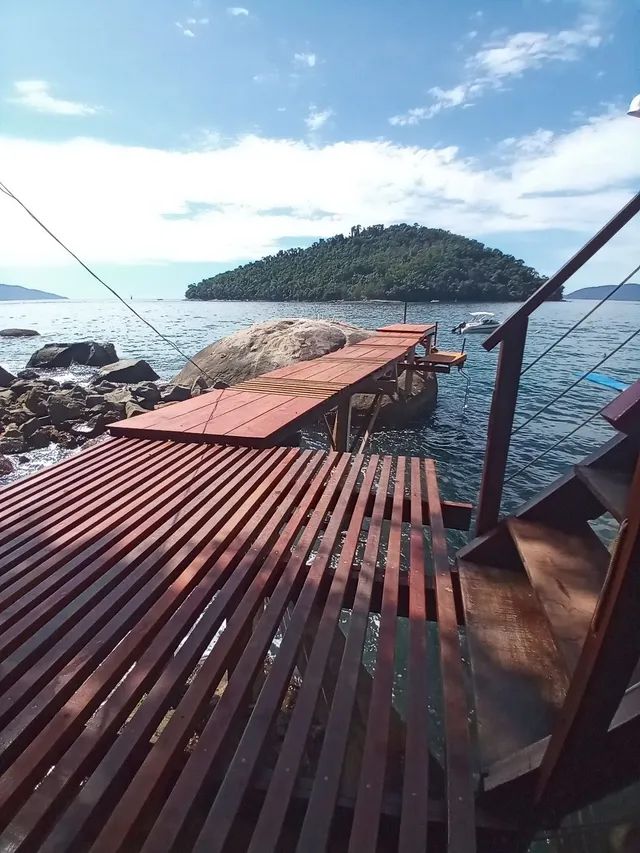 Alugo casa de Frente para o Mar c/ Píer e Dek, Caiaques e Tapete Flutuante.