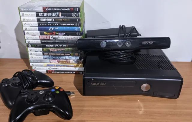 Xbox 360 + Kinect + Jogos  Console de Videogame Xbox Usado