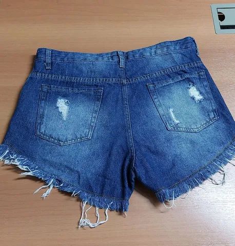 short jeans curto tamanho 42<br>  - Foto 3