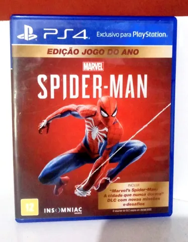 Jogo Marvel'S Spider-Man Homem Aranha - Ps4, Jogo de Videogame Playstation  Usado 87083453