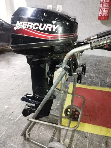 Conjunto pantaneira comMotor Mercury 15 hp revisado ! 