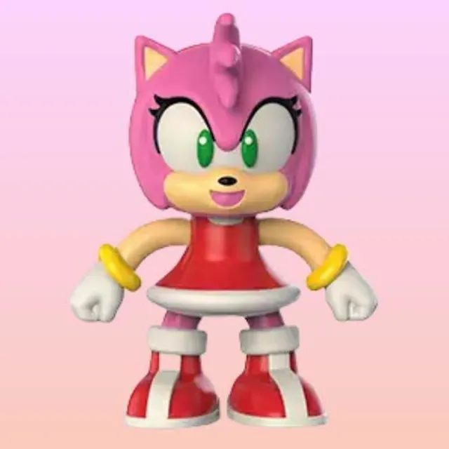 boneco amy rose - filme sonic the hedgehog - habib's ragazzo!<br