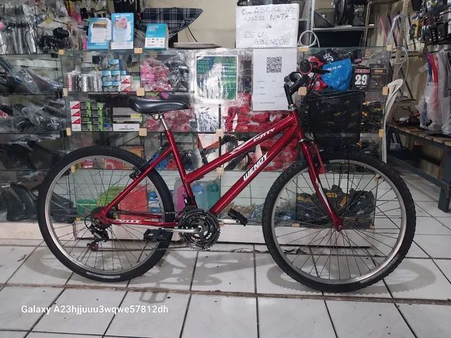 Bike Mtb Feminina Wendy Rosa Aro 26