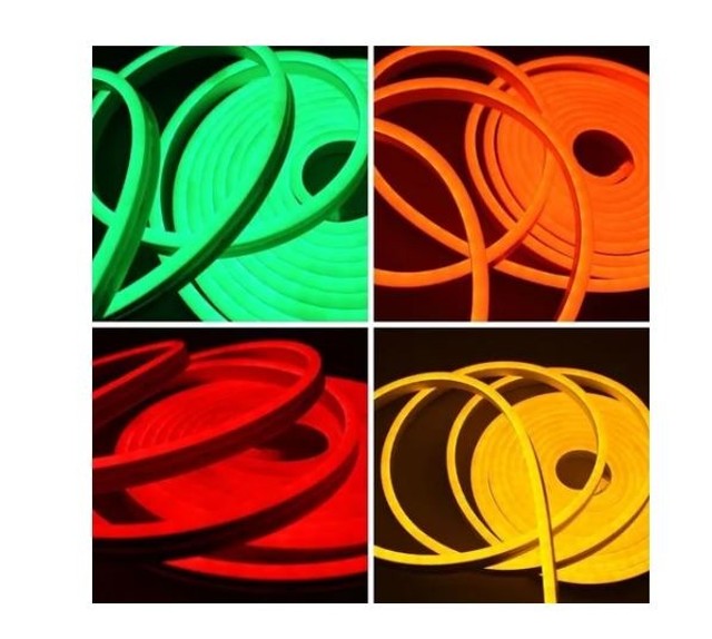 Fita Neon Led 5m 12v Flexível Alto Brilho Rgb Com Controle - Foto 4