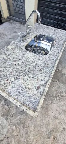 Pia de cozinha pedra dalas completa  - Foto 4