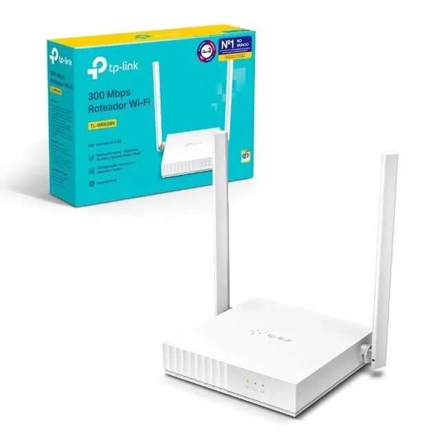 Roteador Wi-Fi 300mbps TL-WR829N - TP-Link Loja Coimbra Computadores Entregamos - Foto 3