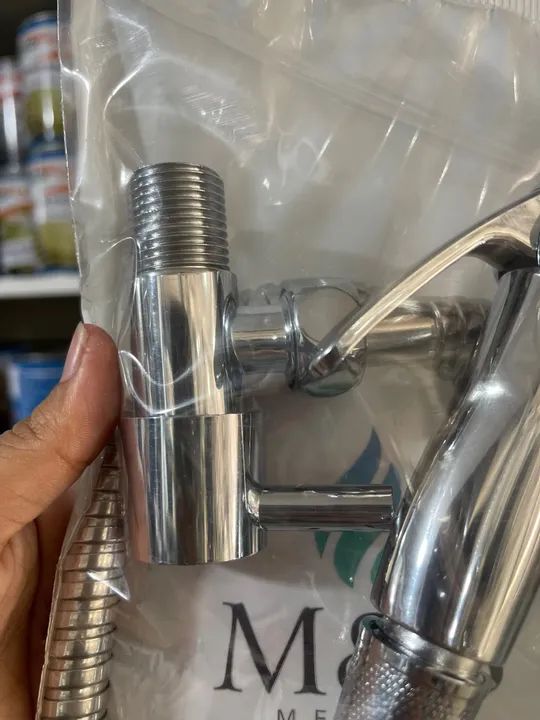 Ducha M&B metal com abs cromado  - Foto 4