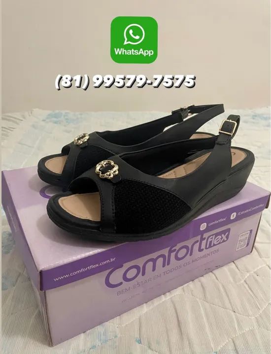 Sandália Comfortflex tamanho 37 nova 