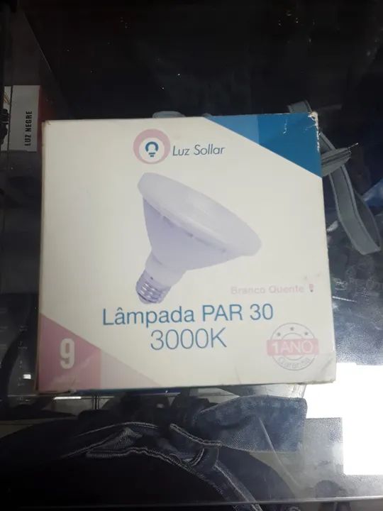 Lampada 9W PAR 30 LUZ SOLAR