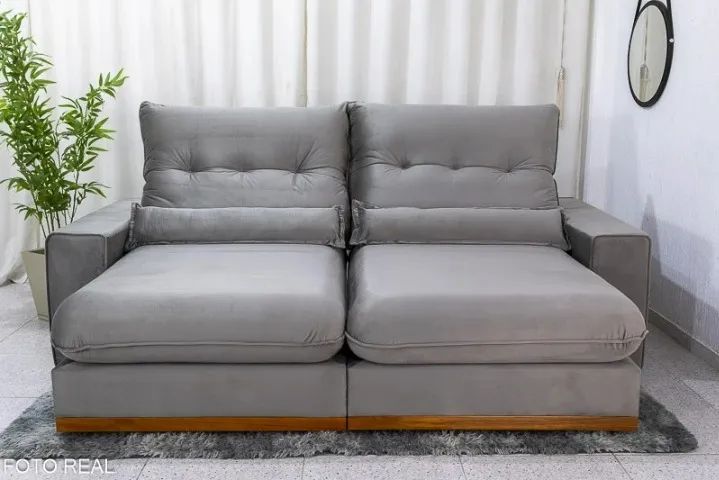 Pré Black Friday! Sofá Retrátil e Reclinável 407  - Tempo limitado.  - Foto 4