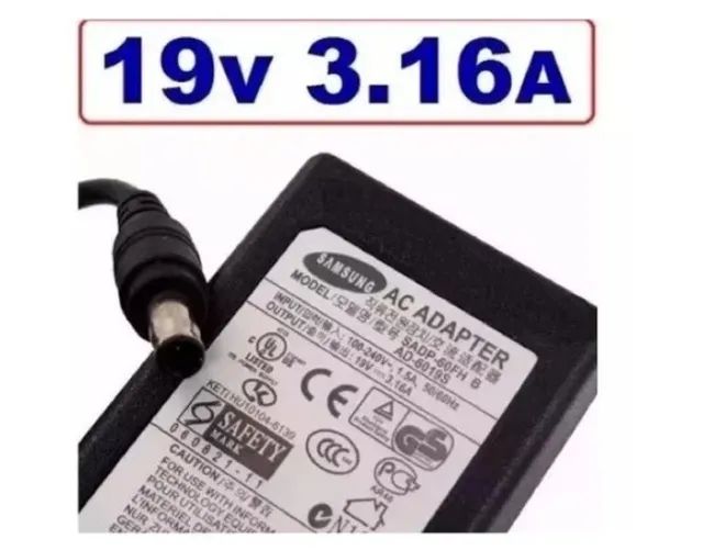 Fonte Carregador Ad-6019d Para Notebook E Ative Book Samsung 