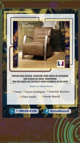 Poltrona Estilo Industrial - Foto 3