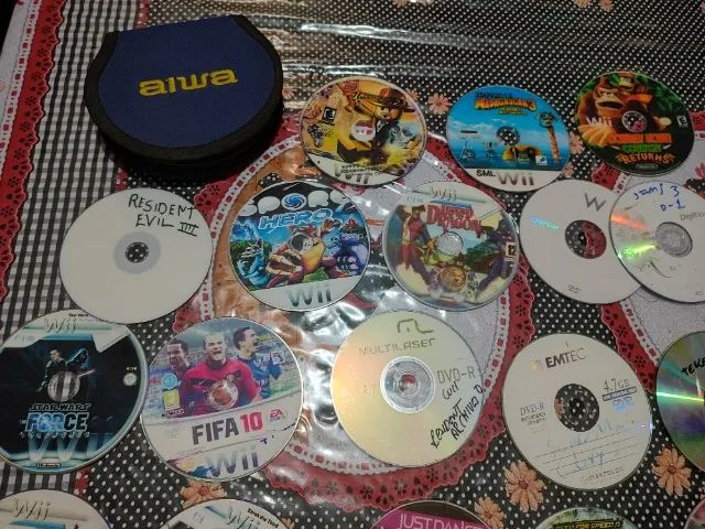 lote de jogos com case wii - Foto 3