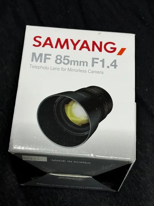 Lente Samyang 85mm 1.4 para Nikon