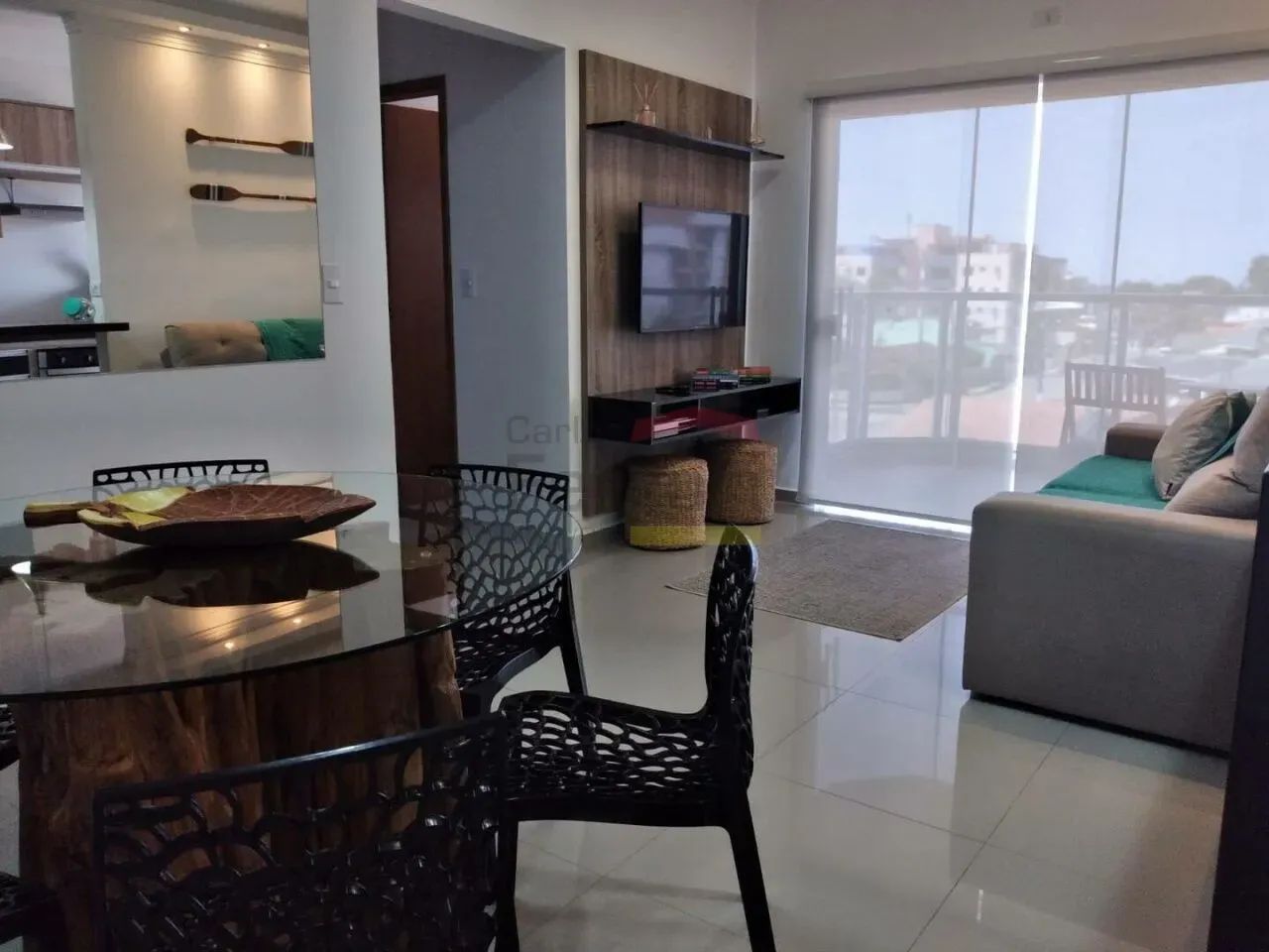 Apartamento localizado no Centro de Ubatuba - SP. 2 dormitórios, varanda gourmet e porteir - Foto 5
