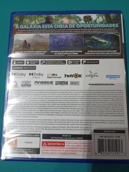 Star Wars: Outlaws - PS5 novo e lacrado  - Foto 4