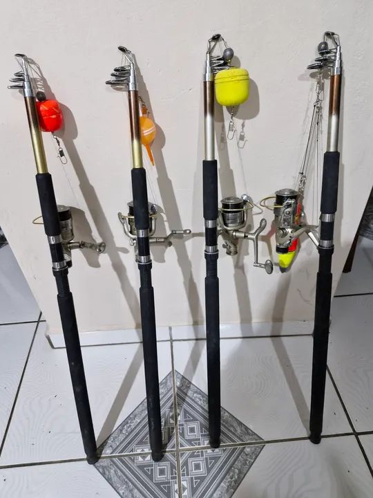 Kit varas para carpa e tamba