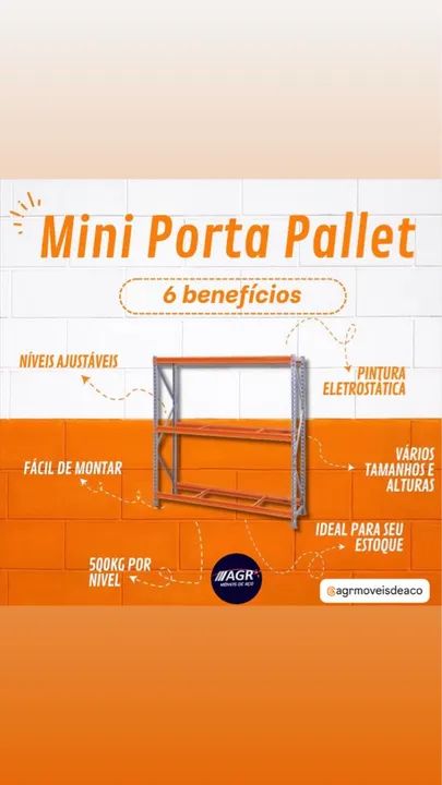 MINI PORTA PALETES NOVOS !