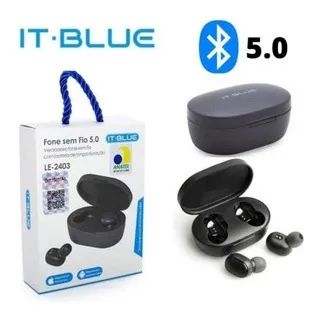 Fone de ouvido bluetooth 5.0 3hs de bateria It-Blue Le-2403