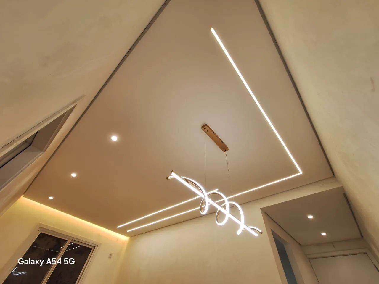 Elétrica gesso pintura 