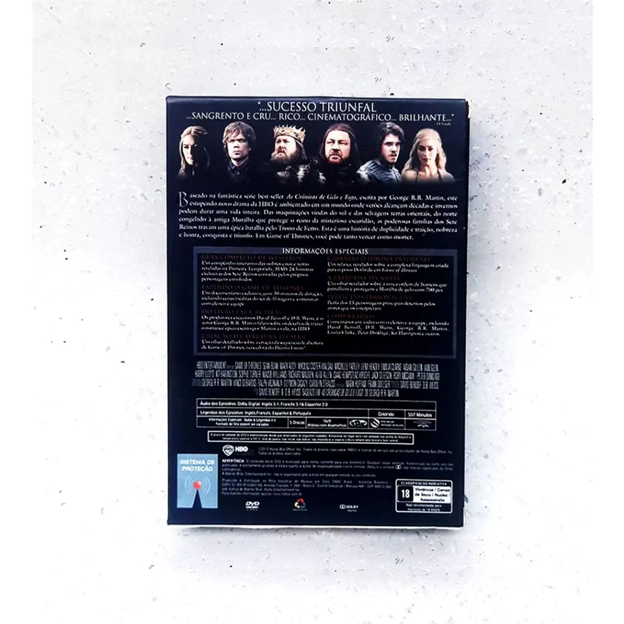 Dvd - Game Of Thrones - 1ª Temporada - 5 Discos - Original - Foto 3