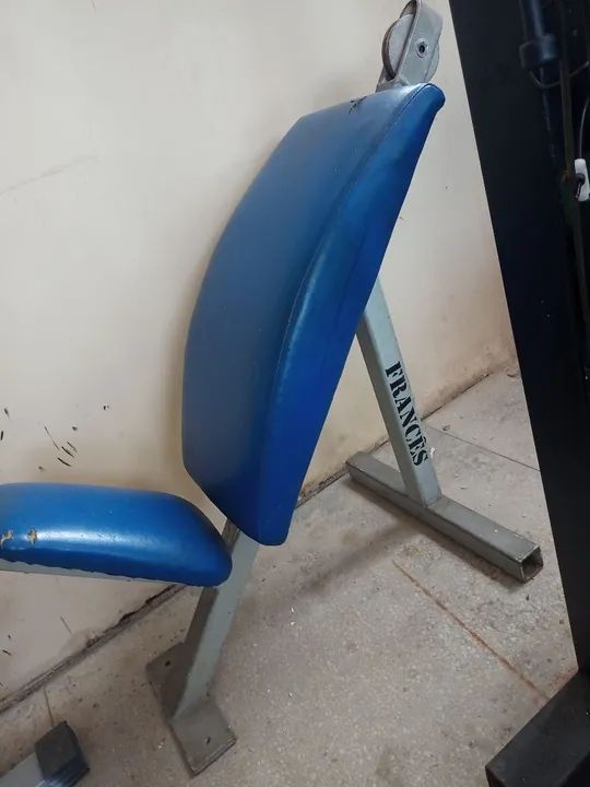 Banco 45 graus multifuncional com polia