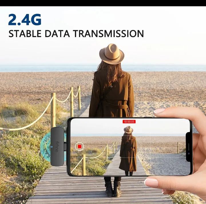 Microfone Lapela fifine M6 Tipo C Sem fio - Foto 6