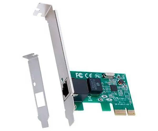 Placa De Rede Pci-e 10/100/1000 Prv1000e Com Suporte Low Profile -Vinik - Loja Coimbra 