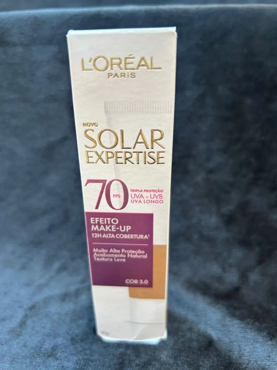 solar expertise efeito makeup cor 3.0 fps70 30g - Foto 2