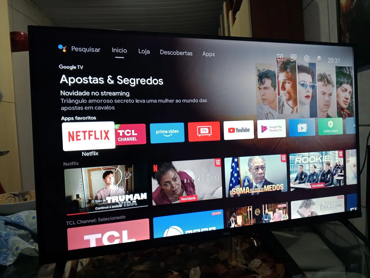 Smart TV TCL 32polegadas android 4k