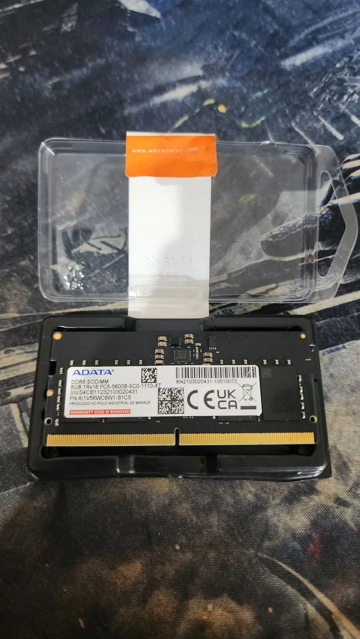 Memória RAM ADATA DDR5 8GB SODIMM