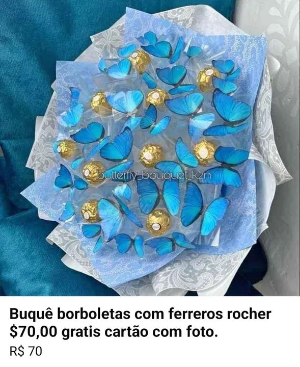Buquê de rosas vermelhas com chocolates temos várias opções de presentes ,buques de rosas  - Foto 3