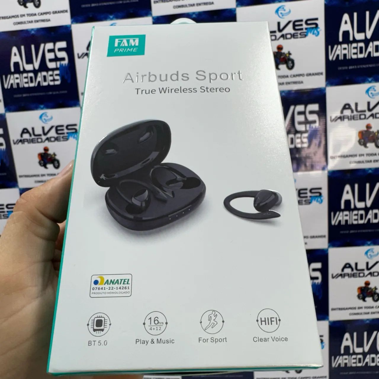 Fone de ouvido sem fio bluetooth alta qualidade 