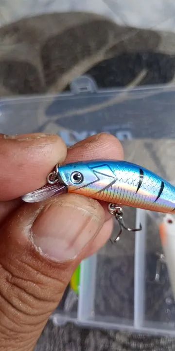 Kit de 5 isca artificial de pesca  - Foto 5