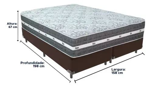 Colchão Black Graphite - Queen Size