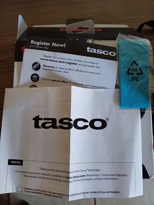 Binóculo Tasco 10x50 para Camping e Observação de Aves - Foto 3