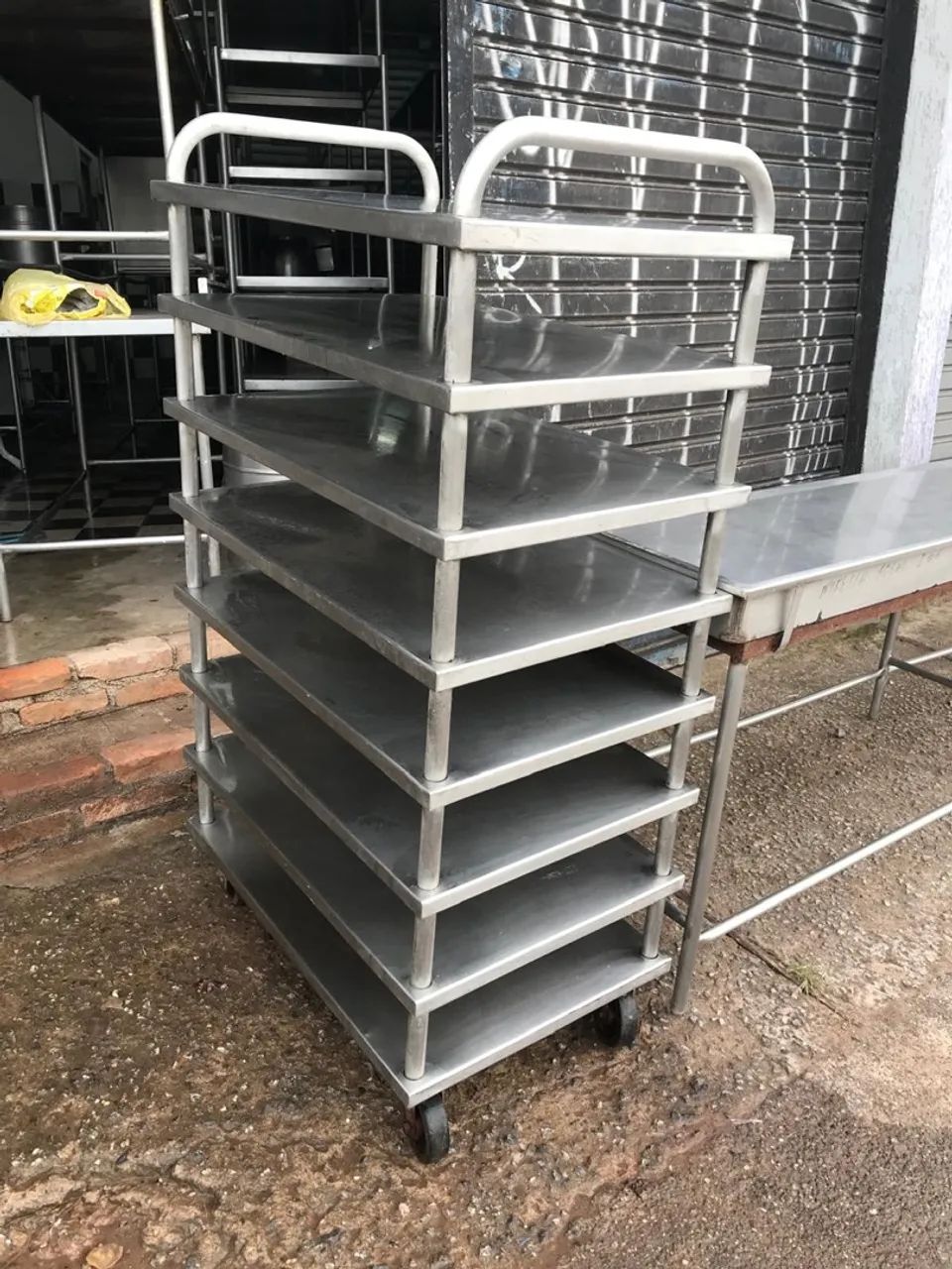 Prateleira de Aço Inox 304 para Comércio 