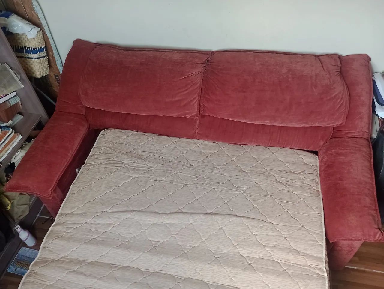 Sofa cama vermelho - Foto 3