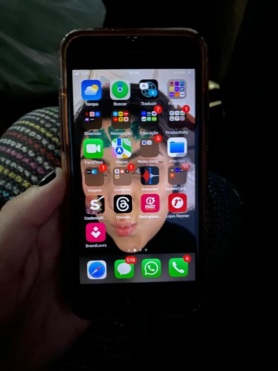 iPhone 7 preto 256 GB  - Foto 3